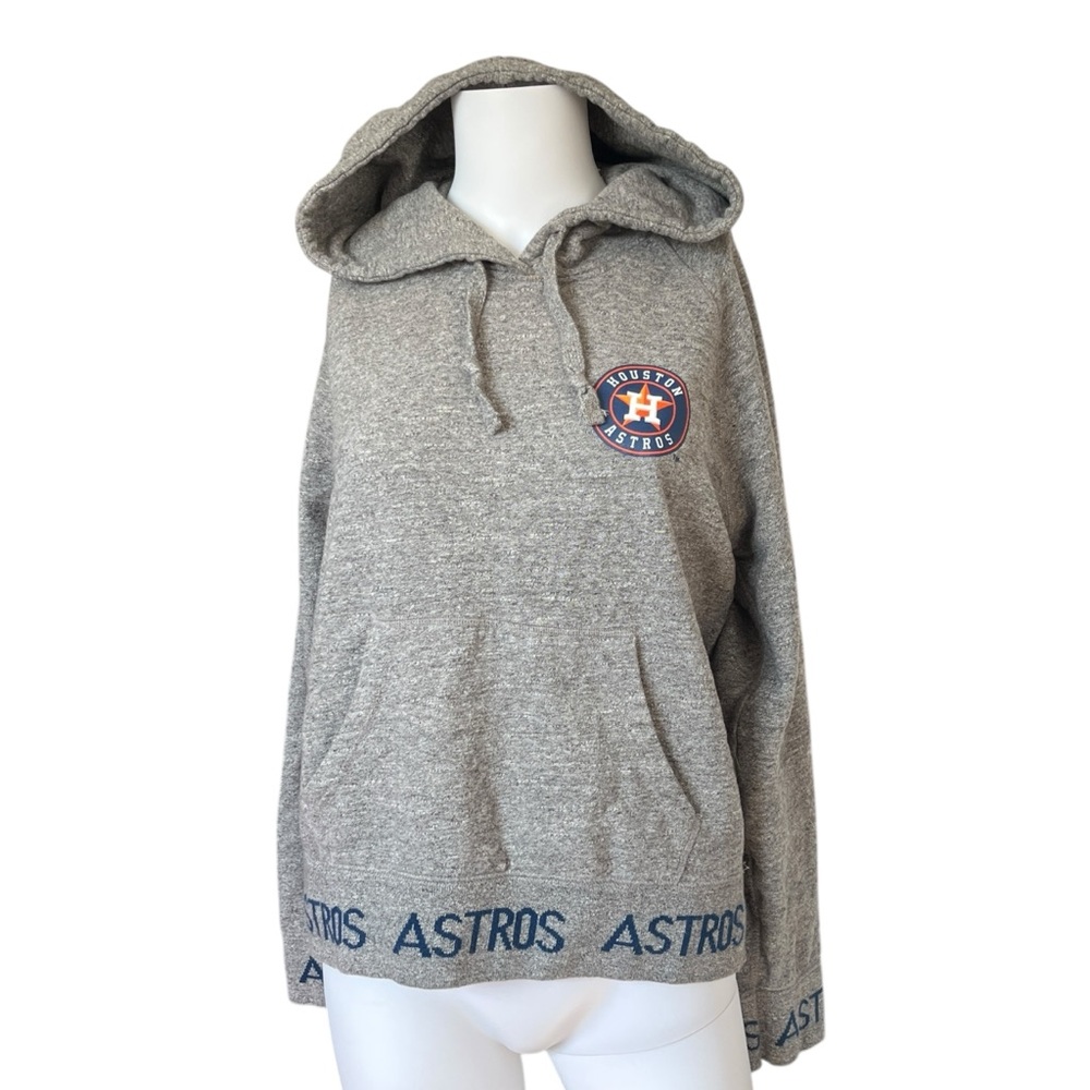 Tailgate Houston Astros Gray Hoodie Pullover Sweater Adult Size Small S